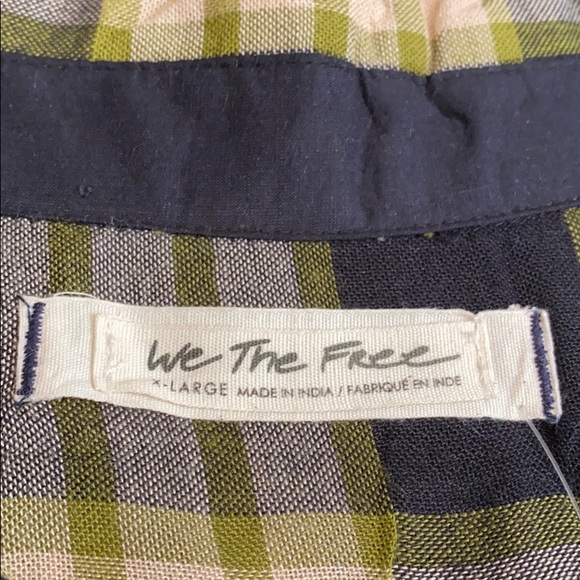 Free People Pacific Dawn Plaid Shirt. XL, M, S, XS - Picture 6 of 14